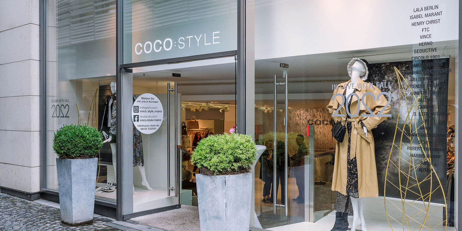 COCO:STYLE in Mainz Mode-Store Ansicht außen